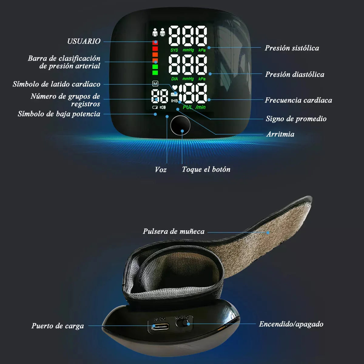 CARDIOCHECK™ – TENSIÓMETRO DIGITAL DE MUÑECA